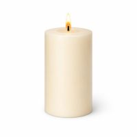 Cream Pillar - Amber Sandalwood