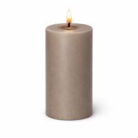 Taupe Pillar - Tobacco Leaf
