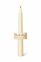 Ivory Taper Candle ? Vanilla Bloom