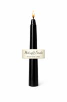 Black Taper Candle ? Midnight Smoke