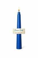 Blue Taper Candle ? Ocean Drift