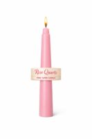 Pink Taper Candle ? Rose Quartz