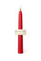 Red Taper Candle ? Cinnamon Glow