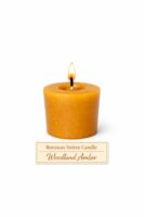 Beeswax Votive Candle - Woodland Amber