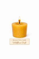 Beeswax Votive Candle - Wildflower Drift