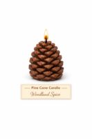 Pine Cone Candle - Woodland Spice