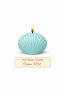 Shell Shape Candle - Ocean Mist