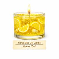 Citrus Slice Gel Candle - Lemon Zest