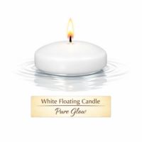 White Floating Candle - Pure Glow