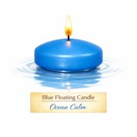 Blue Floating Candle - Ocean Calm