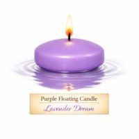 Purple Floating Candle - Lavender Dream