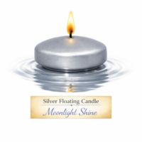 Silver Floating Candle - Moonlight Shine